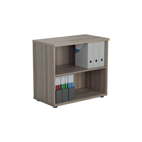 This Jemini Bookcase provides a convenient storage solution for organised office filing. Complete with one shelf, this bookcase is suitable for filing and storing lever arch and box files. The bookcase measures 800 x 450 x 730mm and comes in a grey oak finish to complement the Jemini furniture range.