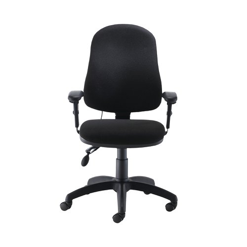 Jemini Intro Posture Chair with Arms 640x640x990-1160mm Black KF822592