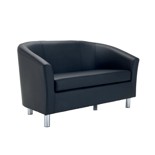 Stylish tub sofa with a deep cushioned seat and upholstered back in Polyurethane. Ideal for any waiting area.