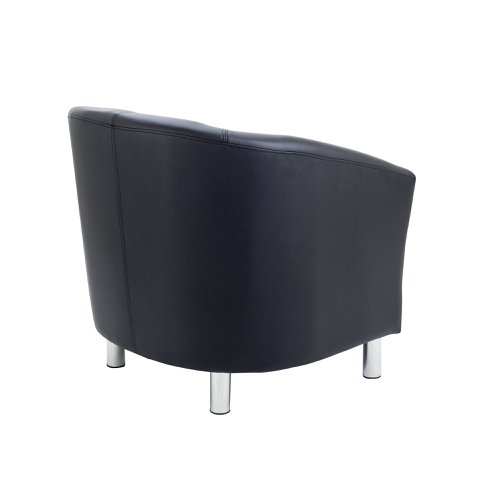 Jemini Tub Armchair Polyurethane Black KF823179 | VOW