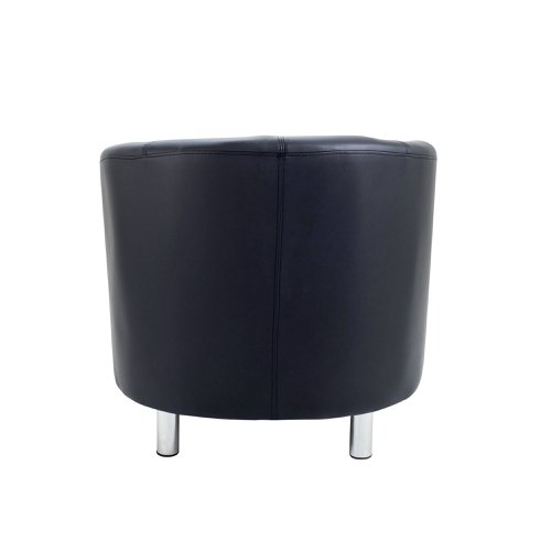 Jemini Tub Armchair Polyurethane Black KF823179 | VOW