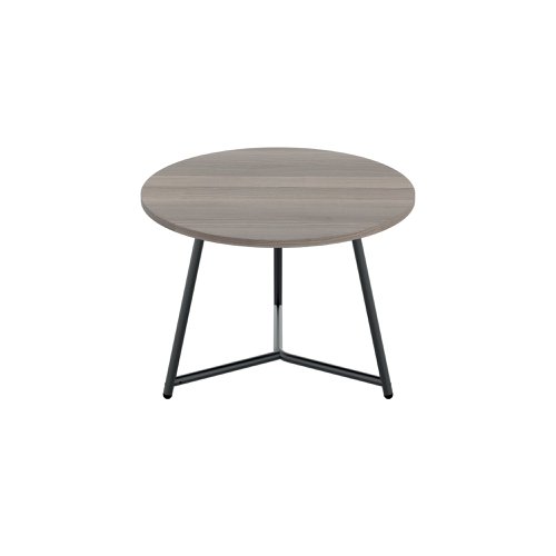 Jemini Trinity Low Table 600x600x435mm Grey Oak/Black KF823384