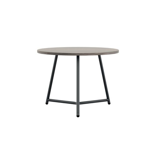 Jemini Trinity Low Table 600x600x435mm Grey Oak/Black KF823384