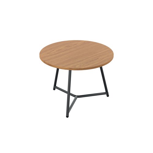 Jemini Trinity Low Table 600x600x435mm Nova Oak/Black KF823407