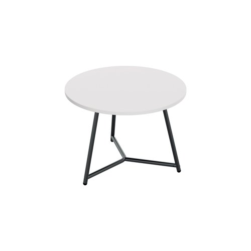 Jemini Trinity Low Table 800x800x435mm White/Black KF823629