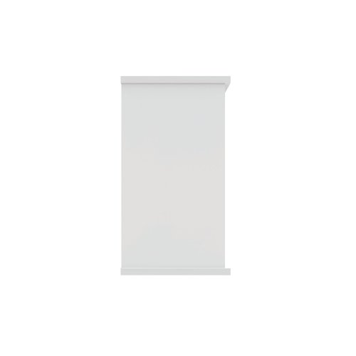 Astin Bookcase 1 Shelf 800x400x730mm Arctic White KF823780 - KF823780