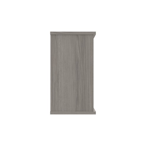 Astin Bookcase 1 Shelf 800x400x730mm Alaskan Grey Oak KF823834