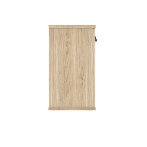 Astin 2 Door Cupboard Lockable 800x400x730mm Canadian Oak KF823933