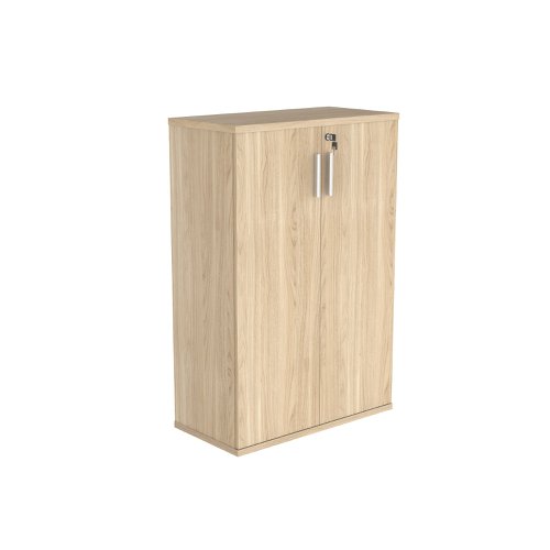 Astin 2 Door Cupboard Lockable 800x400x1204mm Canadian Oak KF823957