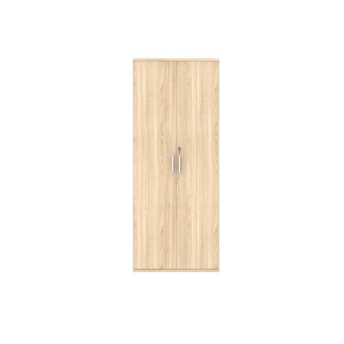 Astin 2 Door Cupboard Lockable 800x400x1980mm Canadian Oak KF823971