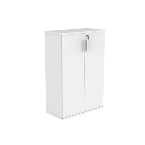 Astin 2 Door Cupboard Lockable 800x400x1204mm Arctic White KF824008