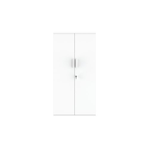 Astin 2 Door Cupboard Lockable 800x400x1592mm Arctic White KF824015