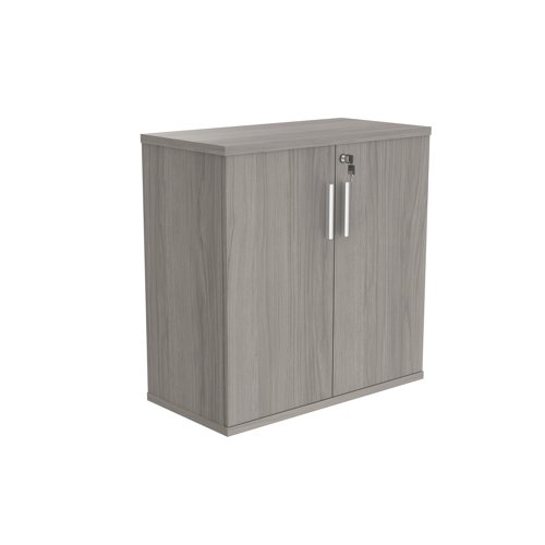 Astin 2 Door Cupboard Lockable 800x400x816mm Alaskan Grey Oak KF824046