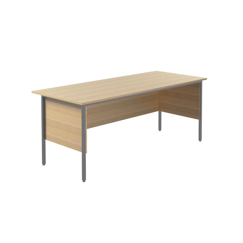 Serrion Rectangular 4 Leg Desk 1800x750x730mm Ferrera Oak KF838789