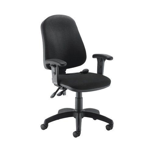 Jemini Intro Posture Chair with Adjustable Arms 640x640x990-1160mm Charcoal KF838994