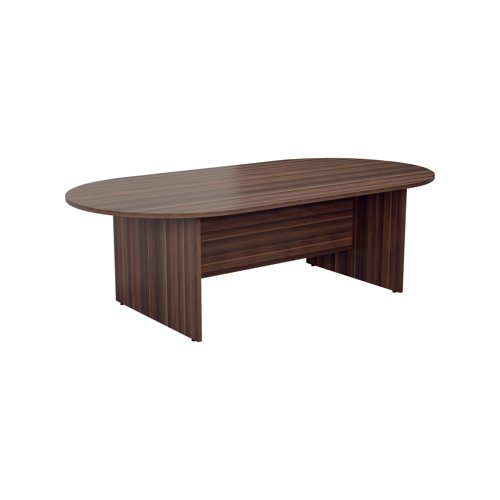 Jemini Meeting Table 2400x1200x730mm Dark Walnut KF840161