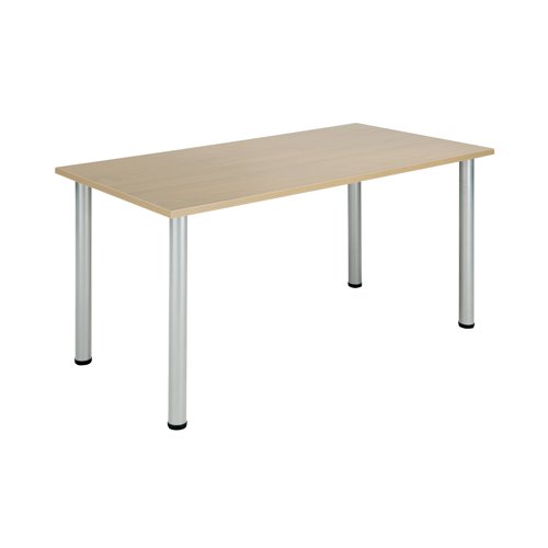 Jemini Rectangular Meeting Table 1200x800x730mm Maple KF840180