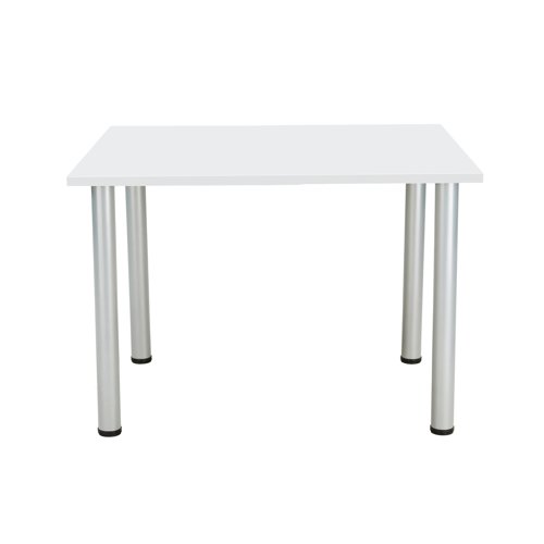 Jemini Rectangular Meeting Table 1200x800x730mm White KF840185