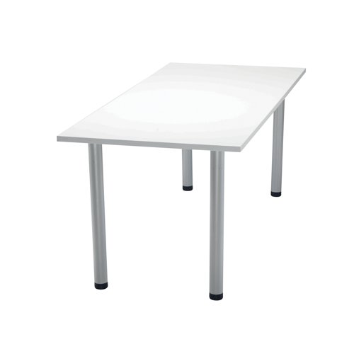 Jemini Rectangular Meeting Table 1800x800x730mm White KF840187