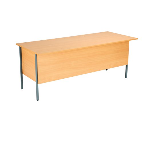 Serrion 4 Leg Desk 1800x750x725mm 3 Drawer Pedestal B Ellmau Beech KF882398