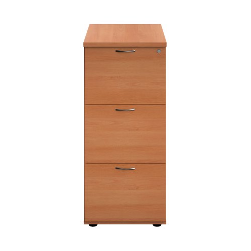 Jemini 3 Drawer Filing Cabinet 464x600x1030mm Beech Version 2 KF90457 | VOW