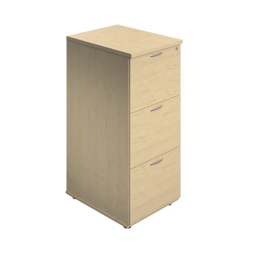 Jemini 3 Drawer Filing Cabinet 464x600x1030mm Maple KF90462