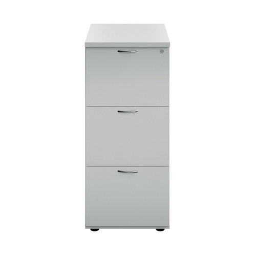 Jemini 3 Drawer Filing Cabinet 464x600x1030mm White KF90464 | VOW