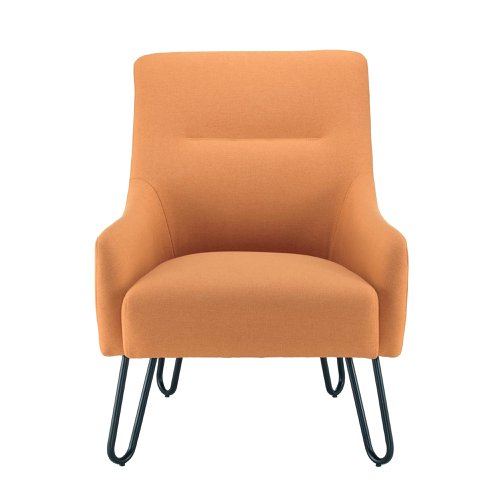 Jemini Reception Armchair Hairpin Leg Mustard KF90467 | VOW