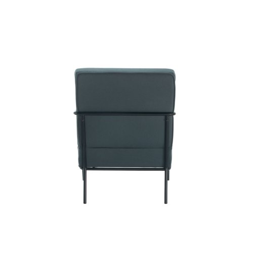 Jemini Wire Frame Reception Armchair 620x880x830mm Grey KF90472