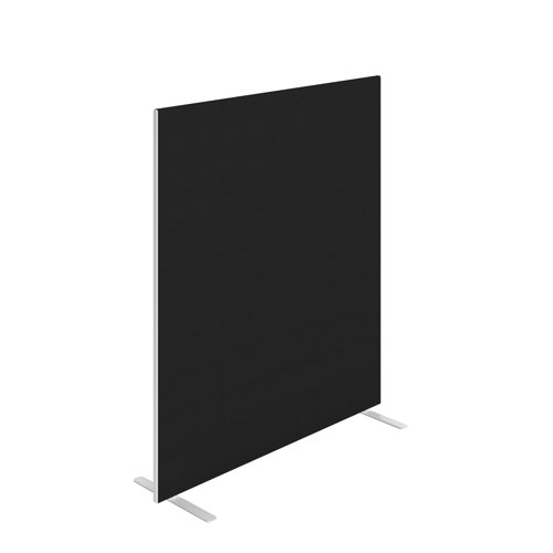 Jemini Floor Standing Screen 1400x25x1600mm Black FST1416SBK