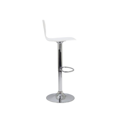 Jemini Stork High Stool 450x410x830-1040mm White KF90509 | VOW