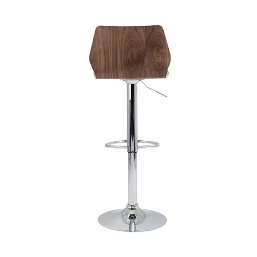 Jemini Stork High Stool 450x410x830-1040mm Walnut KF90510 | KF90510 | VOW