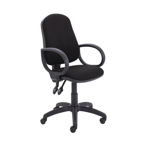 Jemini Teme High Back Operator Chair 640x640x985-1175mm Black KF90536