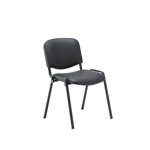 Jemini Ultra Multipurpose Stacking Chair 532x585x805mm Black Polyurethane KF90557