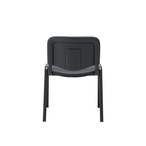 Jemini Ultra Multipurpose Stacking Chair 532x585x805mm Black Polyurethane KF90557