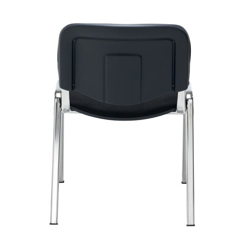 Jemini Ultra Multipurpose Stacking Chair 532x585x805mm Chrome/Black KF90558