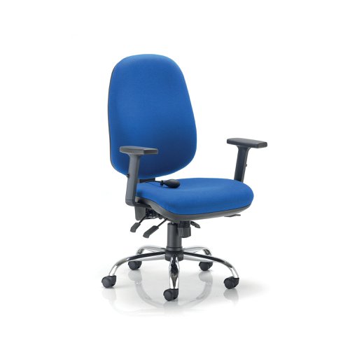 Arista Aire High Back Ergonomic Chair 675x580x1035-1230mm Blue KF90571