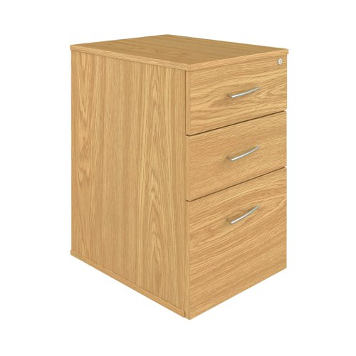 Avior Executive Under Desk Pedestal 435x565x700mm Nova Oak KF90613