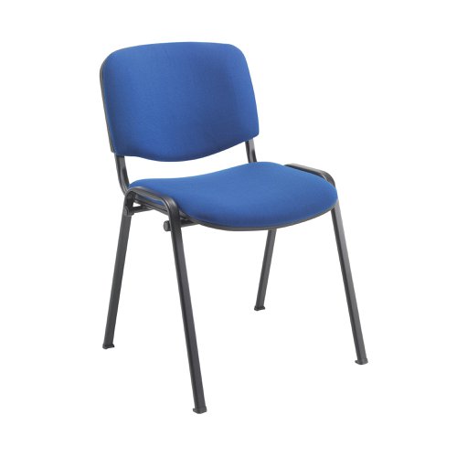 First Ultra Multipurpose Stacking Chair 532x585x805mm Blue KF98504 | VOW