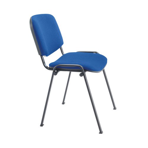 First Ultra Multipurpose Stacking Chair 532x585x805mm Blue KF98504 | VOW