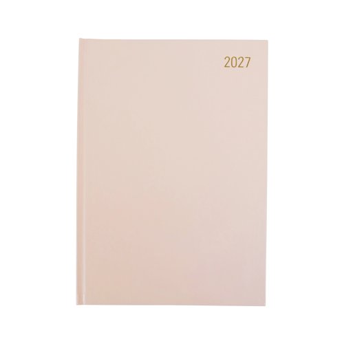 Desk Diary Day Per Page Appointment A4 Soft Beige 2027 FS669226