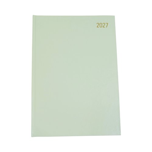Desk Diary Day Per Page Appointment A4 Sage Green 2027 FS669386