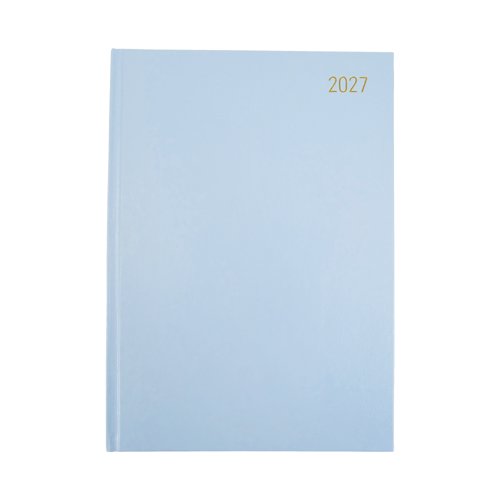 Desk Diary 2 Day Per Page A4 Soft Blue 2027 FS669367