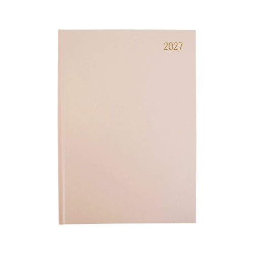 Desk Diary Week To View A4 Soft Beige 2027 FS669295
