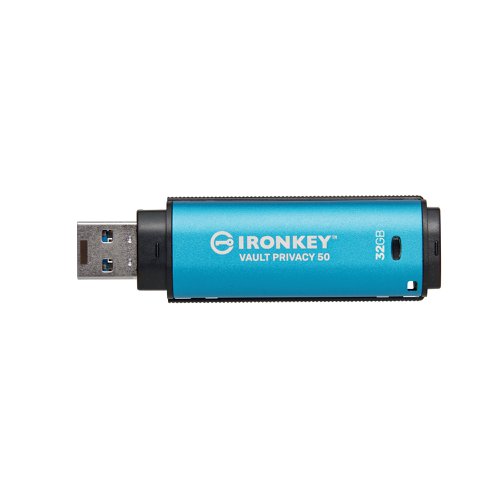 Kingston Ironkey Vault Privacy 50 Encrypted USB 32GB Flash Drive IKVP50/32GB