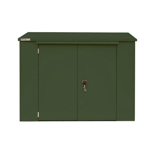 Safestor Richmond Metal Garden Shed Fir Green SFSC016-318