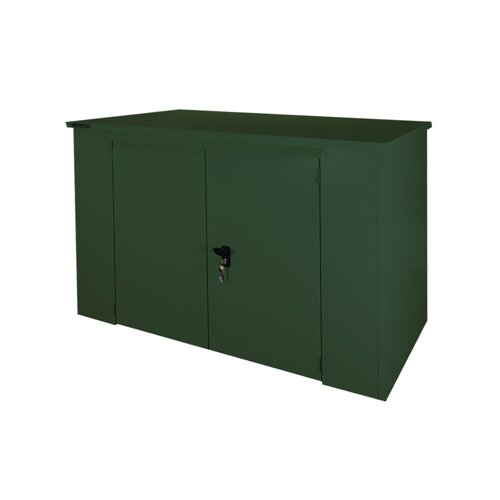 Safestor Richmond Metal Garden Shed Fir Green SFSC016-318