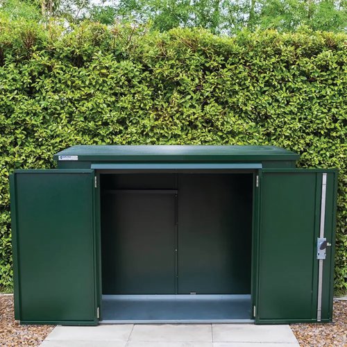 Safestor Richmond Metal Garden Shed Fir Green SFSC016-318