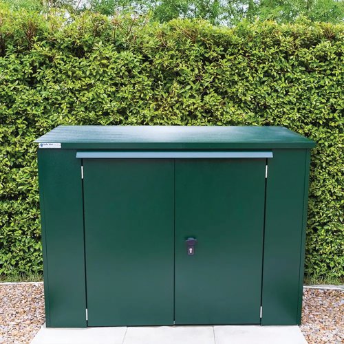 Safestor Richmond Metal Garden Shed Fir Green SFSC016-318