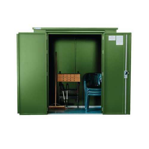 Safestor Richmond Metal Garden Shed Lakeland Light Green SFSC016-319